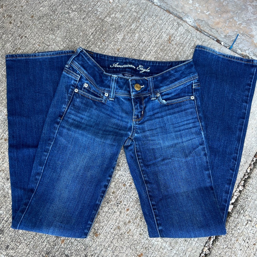 American eagle bootcut size 0 stretch jeans